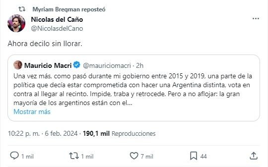 Festejos del kirchnerismo 20240206