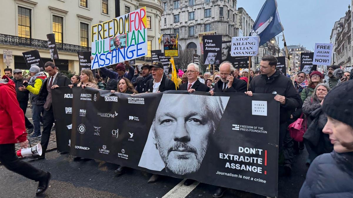 Assange de 52 aos se encuentra recluido en la prisin de Belmarsh una instalacin de mxima seguridad desde abril de 2019 Foto AFP