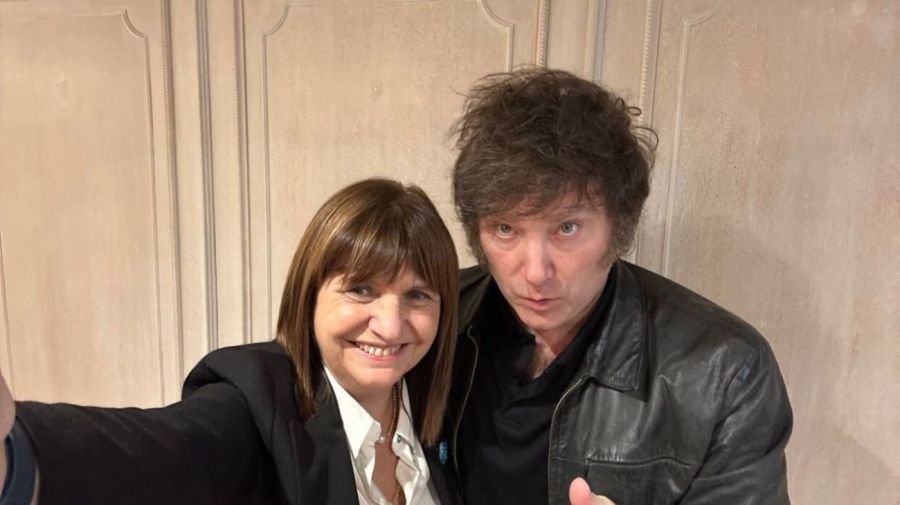Javier Milei junto a Patricia Bullrich