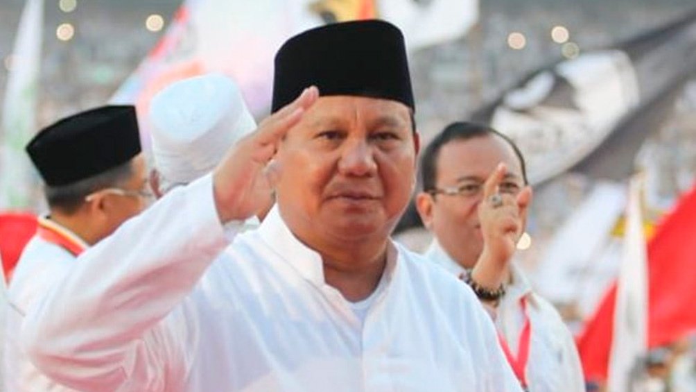 Prabowo Subianto es el favorito para las presidenciales de Indonesia Foto Twitter