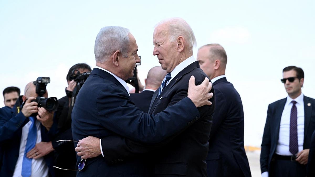 Netanyahu dijo que apreciaba enormemente el apoyo que haba recibido de la gestin Biden Foto AFP