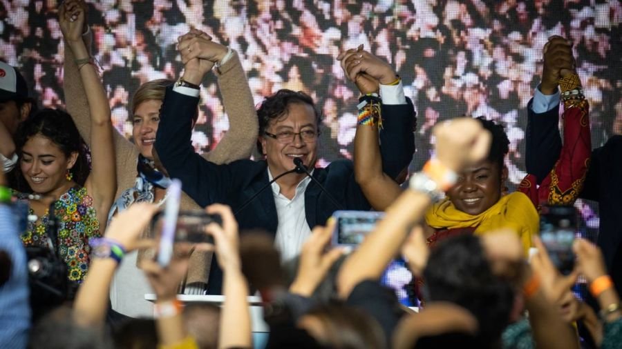 Petro en medio de los festejos