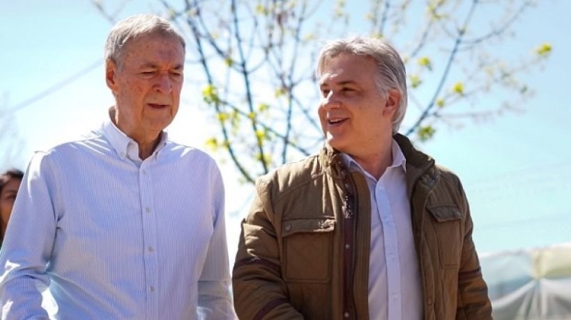 Schiaretti y Llaryora en plena campaña durante el 2023