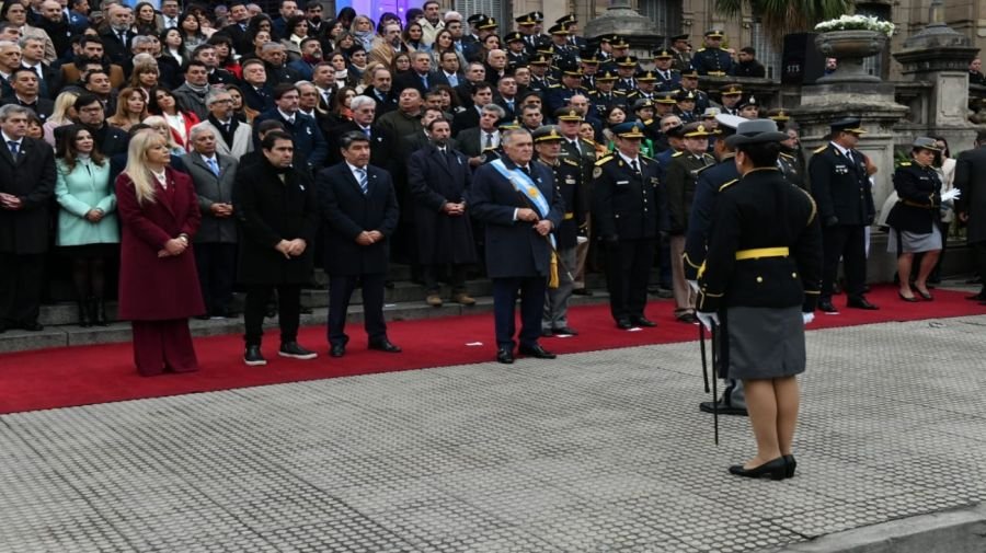20240525 Osvaldo Jaldo durante el acto por el 25 de mayo