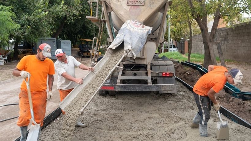 Obras de pavimento en Córdoba