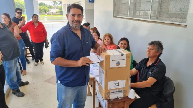 Caniza, el actual intendente interino, se impone con holgura en el conteo provisorio.&nbsp;