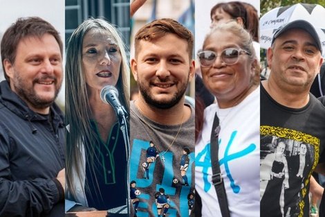 Leandro Santoro, Claudia Negri, Federico Mochi,&nbsp;Mariana González y Alejandro "Pitu" Salvatierra