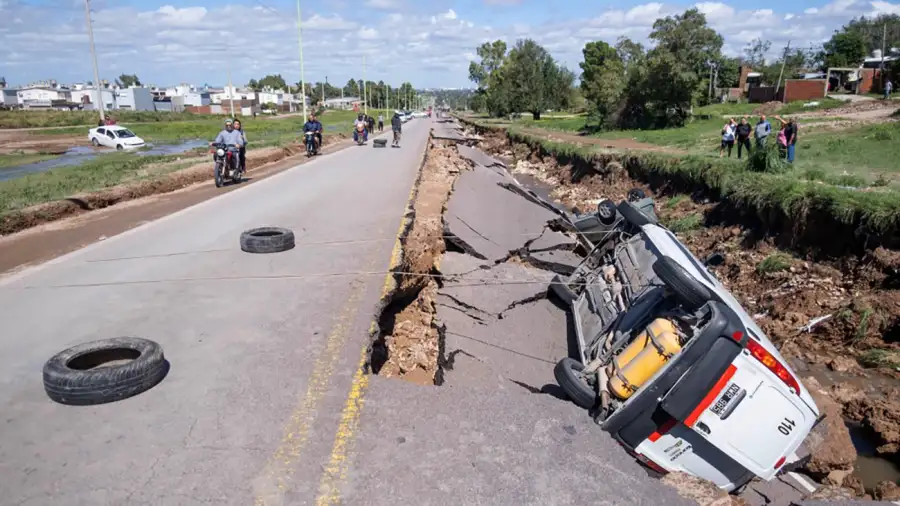 Temporal en Bahía Blanca