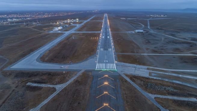 La pista del Aeropuerto de Río Gallegos fue renovada.
