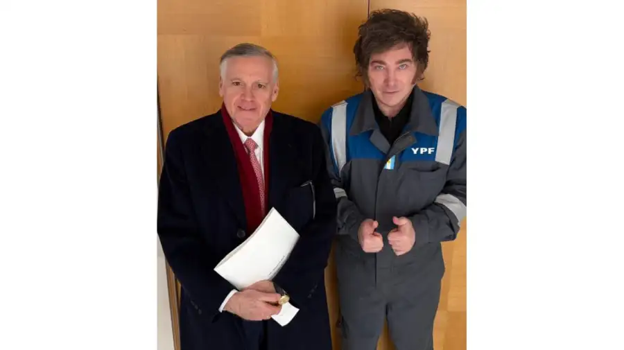 Javier Milei y Jesús Huerta de Soto