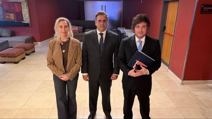 Lisandro Catalán, el candidato de los hermanos Milei en Tucumán. Lisandro Catalán, el candidato de los hermanos Milei en Tucumán.