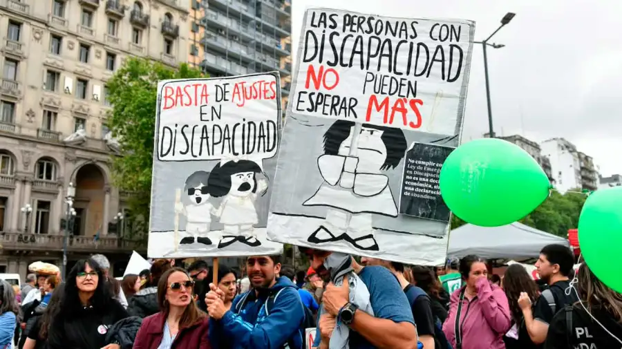 Marcha Discapacidad en Emergencia