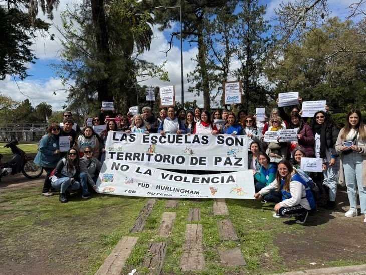 Los docentes bonaerenses realizaron un paro el pasado 1 de octubre.