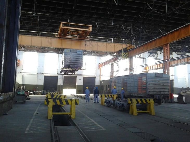 En los Talleres Ferroviarios de Tafí Viejo se realizan reparaciones y su dotación es de 50 trabajadores.